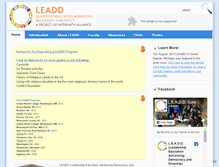 Tablet Screenshot of leadd.interfaithalliance.org